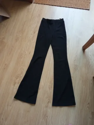 Lote 2 Pantalones Mujer Negro y burdeos XS