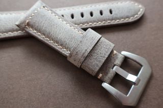 Cinturino 26mm in pelle Beige 26/22mm per Panerai