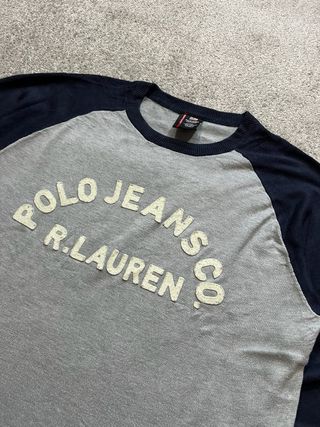 Jersey Polo Ralph Lauren Gris y Azul Marino