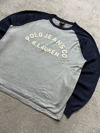 Jersey Polo Ralph Lauren Gris y Azul Marino