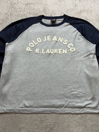 Jersey Polo Ralph Lauren Gris y Azul Marino