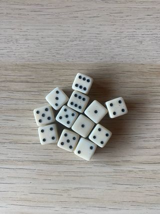 12 dados para Parchís