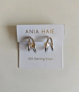 Pendientes Ania Haie Plata 925 con Perlas