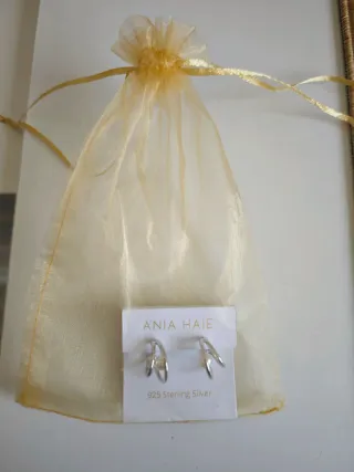 Pendientes Ania Haie Plata 925 con Perlas