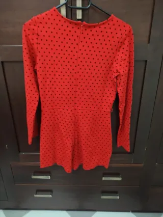 Vestido Mayoral rojo lunares