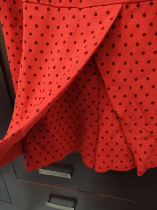 Vestido Mayoral rojo lunares