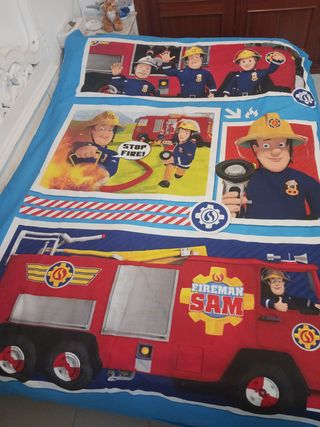 Funda Nórdico y Almohada BOMBERO SAM nuevas