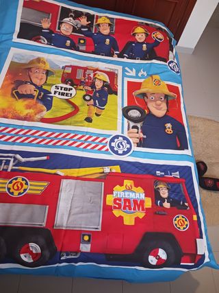 Funda Nórdico y Almohada BOMBERO SAM nuevas