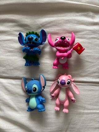 Lote Figuras Stitch y Ángel