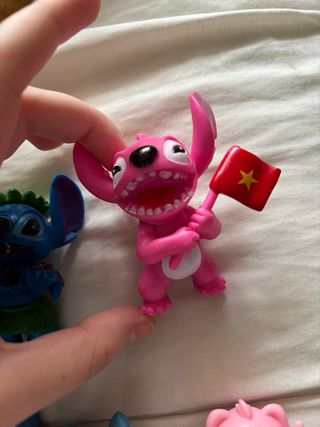 Lote Figuras Stitch y Ángel