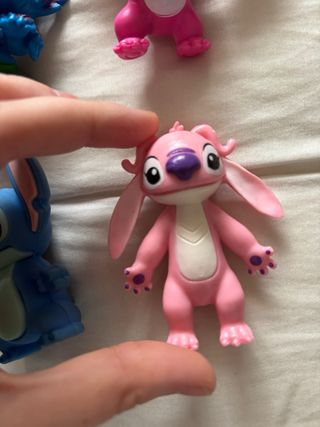 Lote Figuras Stitch y Ángel