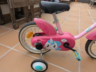 BICICLETA INFANTIL UNICORN 500 ROSA 14"