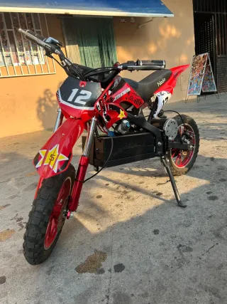 Minimoto Eléctrica Infantil Roja