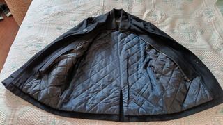 Abrigo Parka Negro Hombre