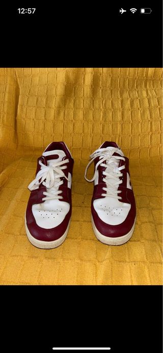 Zapatillas Lacoste Rojo y Blanco