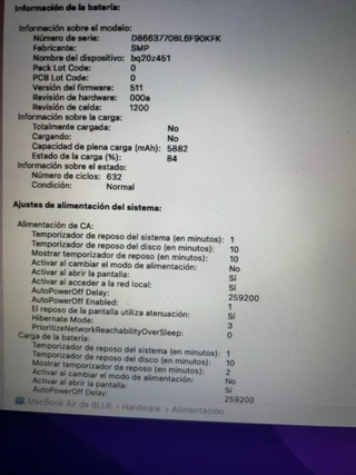 MacBook Air 2017 8GB RAM 1.6GHz i5 Plata