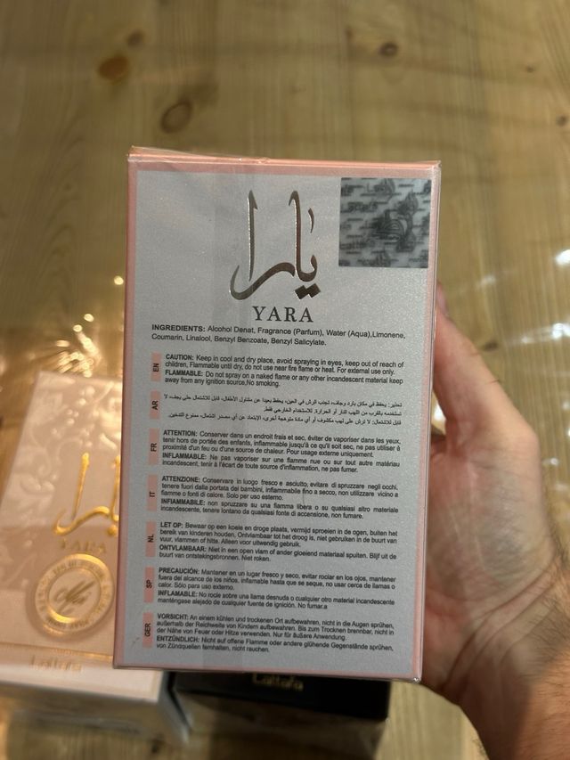 Perfume Yara Lattafa Rosa 100ml