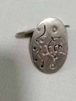 Pendientes Plata Mexicana. Arte Moderno