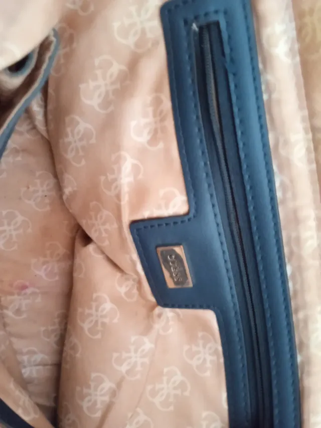 Bolso Guess Azul Cocodrilo