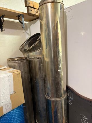 Tubos Doble Pared Chimenea Metal