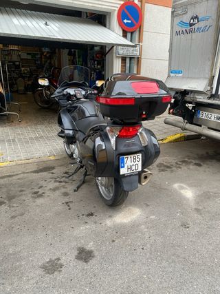 Moto Honda Negra deauvill 700cc