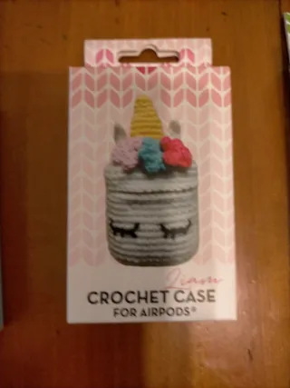 3 Fundas dos son Crochet para AirPods
