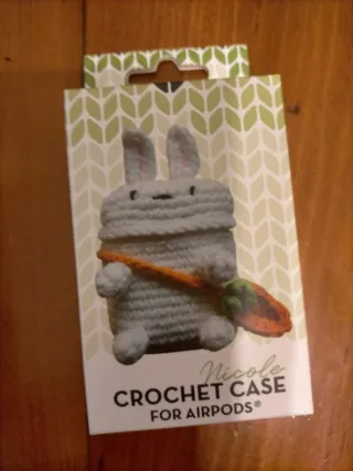 3 Fundas dos son Crochet para AirPods