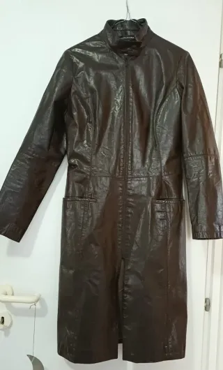 Cappotto tranch pelle amaya arzuaga vintage