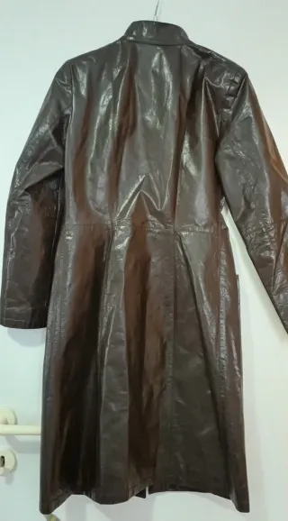 Cappotto tranch pelle amaya arzuaga vintage