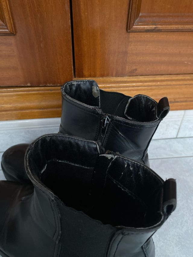 Botines Polipiel Maripaz Talla 39 Negros