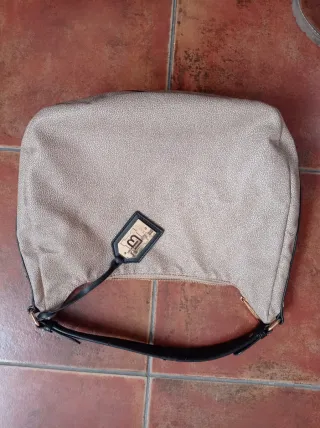 Bolso Laura Biagiotti Beige y Negro