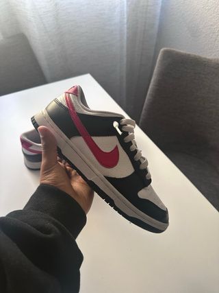Nike Dunk Low Negro Rojo Blanco