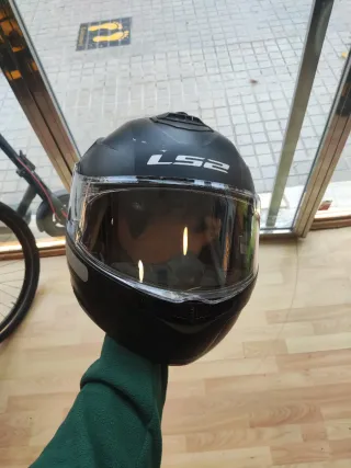 Casco LS2 StrobeII + Intercom Cardo Spirit HD (L)