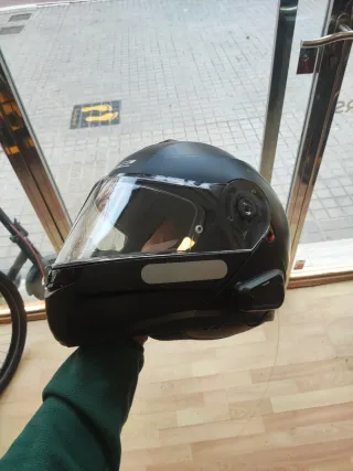Casco LS2 StrobeII + Intercom Cardo Spirit HD (L)