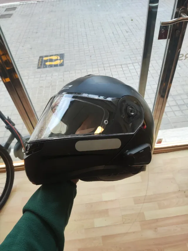 Casco LS2 StrobeII + Intercom Cardo Spirit HD (L)