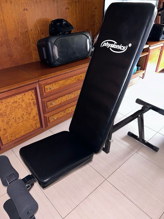 Banca de pesas regulable