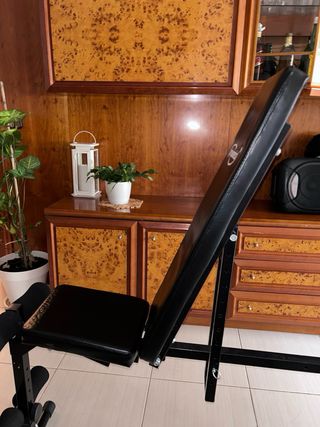 Banca de pesas regulable