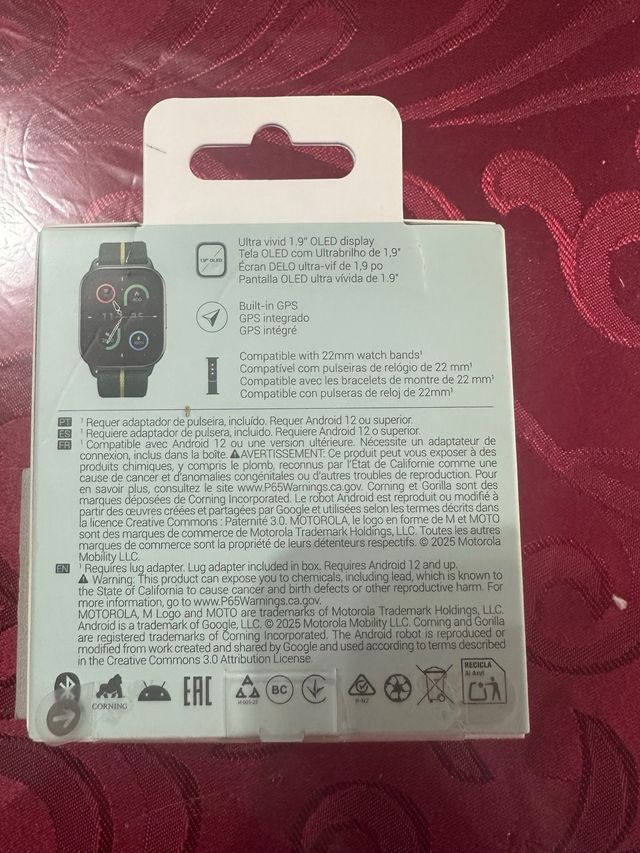 Reloj Motorola Moto Watch Fit