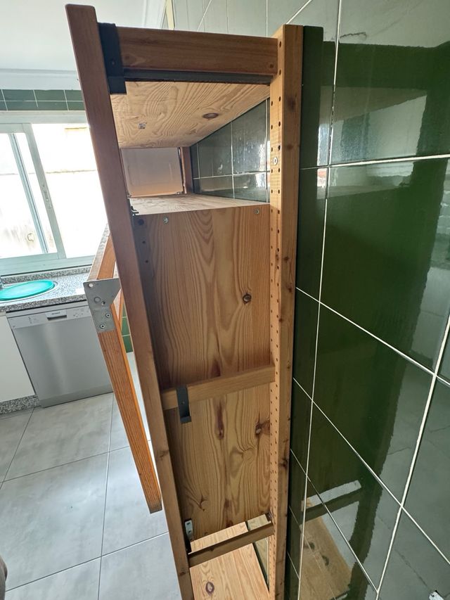 Mesa plegable de cocina madera