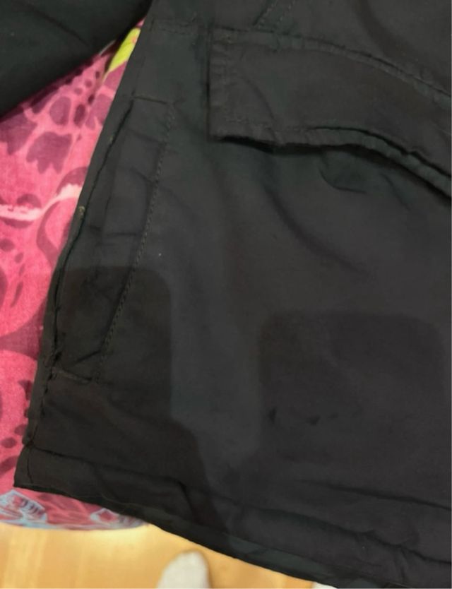 Abrigo Bershka negro