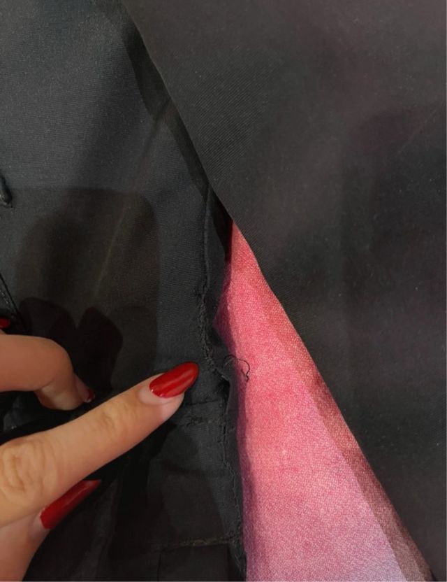 Abrigo Bershka negro