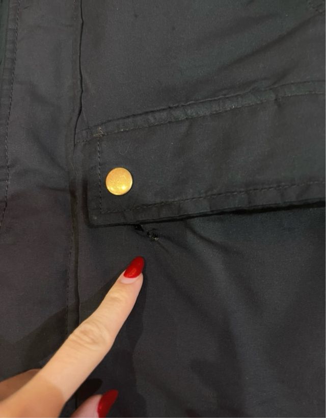 Abrigo Bershka negro