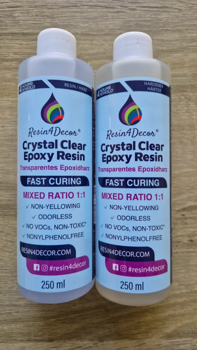 Resina Epóxica Crystal Clear Resin 250ml