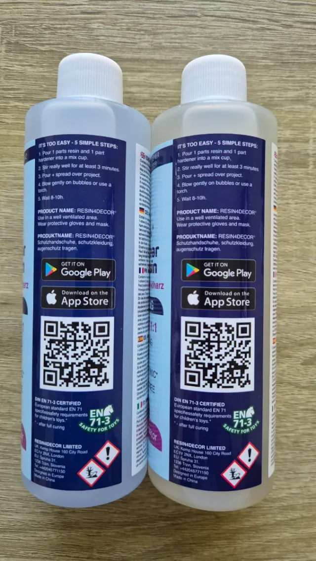 Resina Epóxica Crystal Clear Resin 250ml