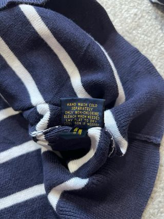 Jersey Polo Ralph Lauren Azul Marino y Blanco