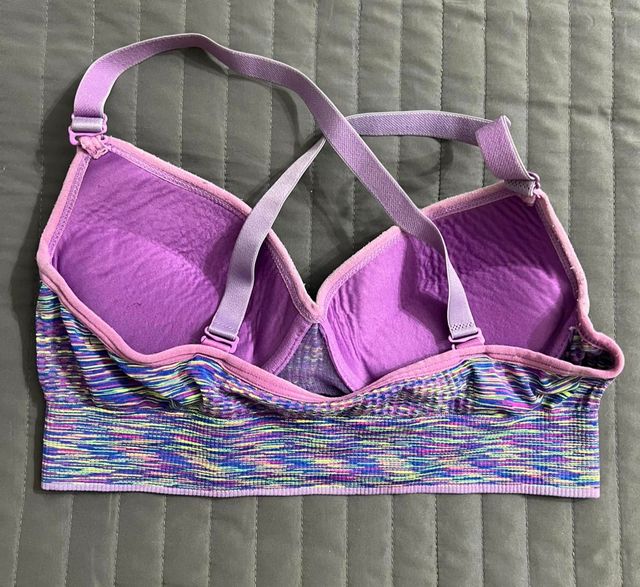 Top sportivo donna viola