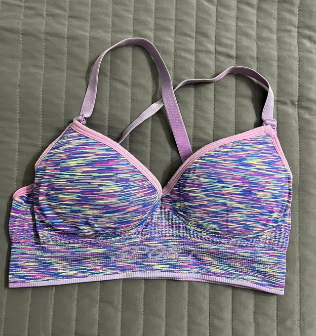 Top sportivo donna viola