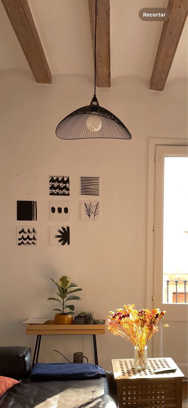 Lampada da soffitto moderna in metallo e cristallo. 2 pezzi