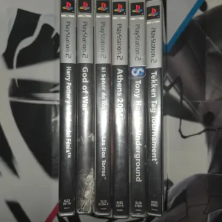 Pack 6 juegos platinun sin manuales para ps2