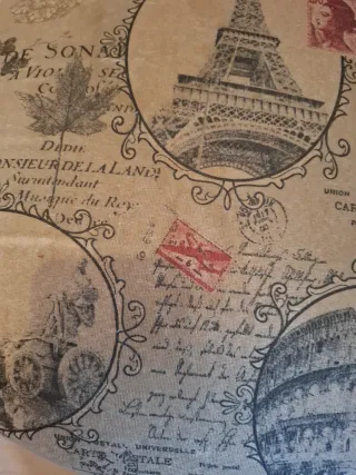 Poltrona Luigi XVI Stampata Vintage